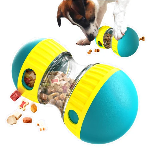 BSISUERM Dog Puzzle Toy Adjustable Treat Dispensing Ball Food Dispenser Tough Slow Feeder Puppy Enrichment Training Toy Pet Interactive Chase Toys for Small Medium Large Dogs to Keep Them Busy