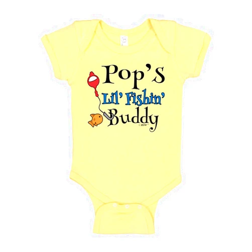 Baby Gifts For All Baby Fishing Gifts Pops Lil Fishin Buddy Bodysuit