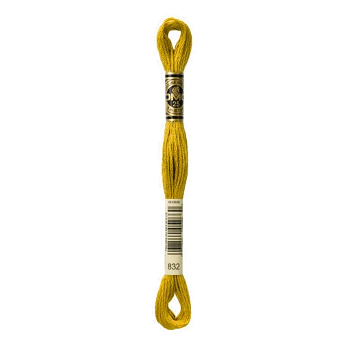 Dmc 6-Strand Embroidery Cotton 8.7yd-Golden Olive