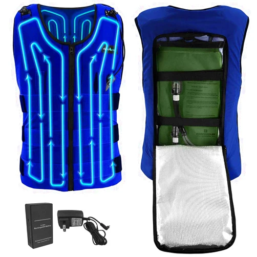 Alphacool 7V Rechargeable Circulatory Cooling Vest 3L Bladder Mini Pump Summer