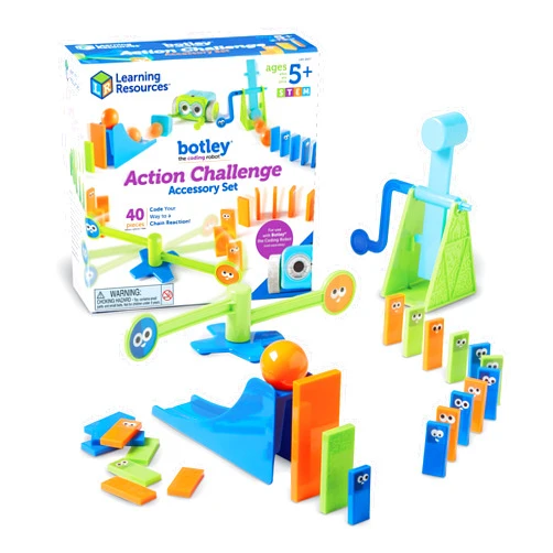 Learning Resources Botley The Coding Robot Action Challenge Accessory Set, 40 Pieces, Ages 5+, STEM Toys