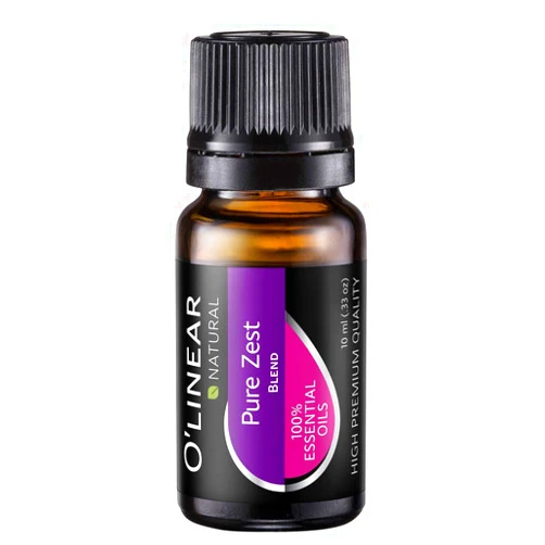 O'Linear Pure Zest Love Essential Oil Blend 10ml - Romantic Aromatherapy Lust Oils with Ylang-Ylang, Jasmine, Vanilla, Lavender, Attraction Oil for Diffusers for Home, Massage Aroma Scents Drops 0.33 Fl Oz