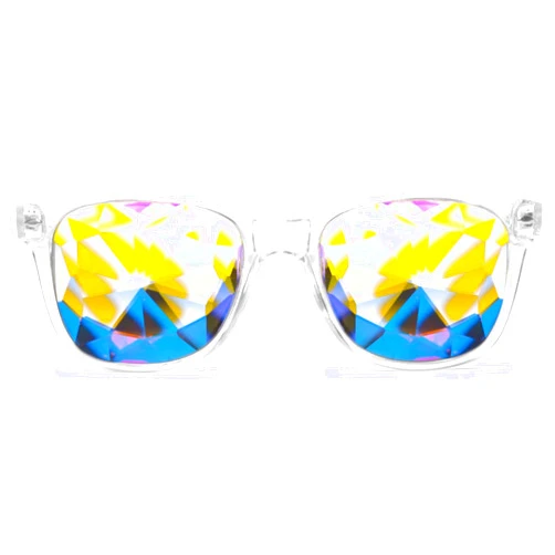 GloFX Ultimate Kaleidoscope Glasses - Rainbow EDM Rave Light Diffraction Festival Eyewear