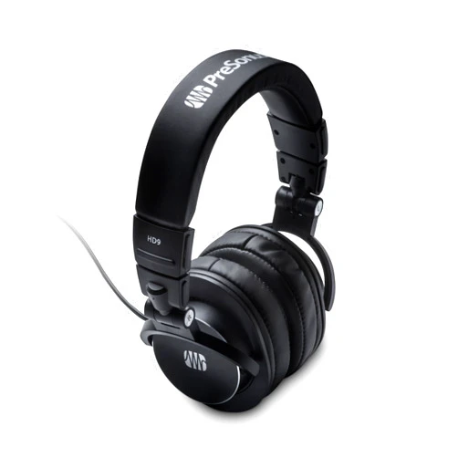 PreSonus HD9 Professional Monitoring Headphones — High-Power Handling, Closed-Back, Circumaural Acoustic Design Studio Recording Headphones for Professional Mixing and Monitoring