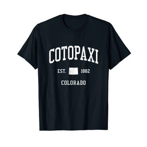Jim Shorts - Cotopaxi Colorado T-shirts & Tees Cotopaxi CO Vintage Athletic Sports JS01 T-Shirt