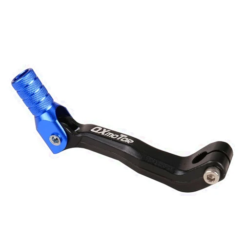 QXBER Motorcycle Aluminum Fold Gear Shift Lever for Chinese Dirt Bike MX ATV Quad for Kayo BSE Apollo Zongshen CG CB NC 70-200 450 (Blue)