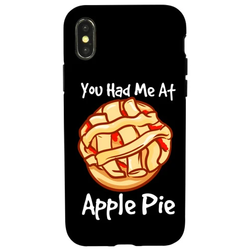 FRESAN Baking Apple Pie Lover Thanksgiving Food iPhone X/XS You Had Me At Apple Pie American Dessert Caramel Apple Pie Case