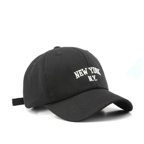 ZQYZRAI New York Embroidery Baseball Cap Cotton Trucker Dad Hat with Adjustable Buckle Visor Cap for Men Women