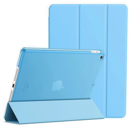 JETech Case for iPad (9.7-Inch, 2018/2017 Model, 6th/5th Generation), Smart Cover Auto Wake/Sleep (Blue)