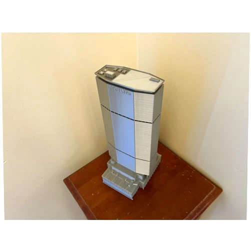 Handmade Panam Building Model- 3D Printed (17.5, Silver Panam)
