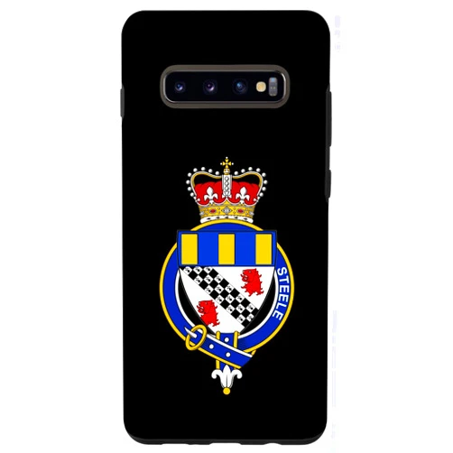 Family Crest and Coat of Arms clothes and gifts Galaxy S10+ Steele Coat of Arms - Family Crest Case