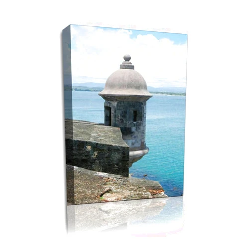 FPMVRTAYU 58x86cm Canvas Wall Art Painting El Morro Fortress Turret San Juan Puerto Rico Home Decoration Print On Framed Canvas Ready to Hang Picture Poster Artwork for Wall Decor
