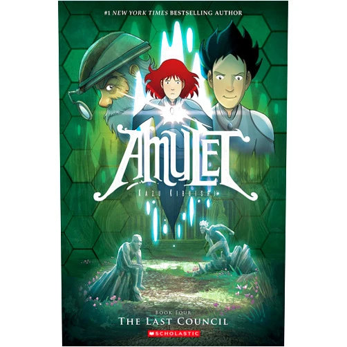 By Kazu Kibuishi (Author, Illustrator) The Last Council: A Graphic Novel (Amulet #4) (4)