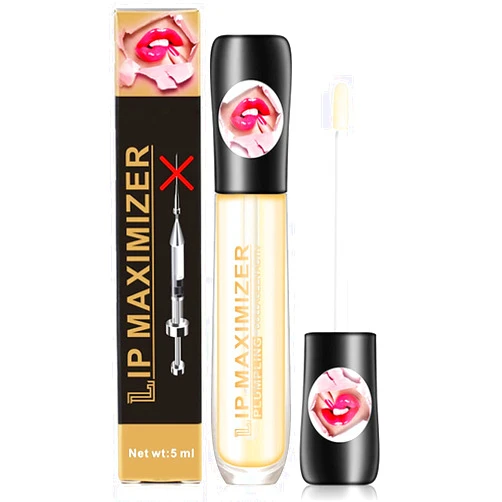 Cappuvini Lip Plumper, Lip Plumping Lipgloss, Plumping Lip Oil, Lip Maximizer Plumper with Hyaluronic, Vitamin E Lip Plumping Serum Juicy Lip, Lips Plumping Lip Gloss Make Lips Fuller and Moisturizing (1)