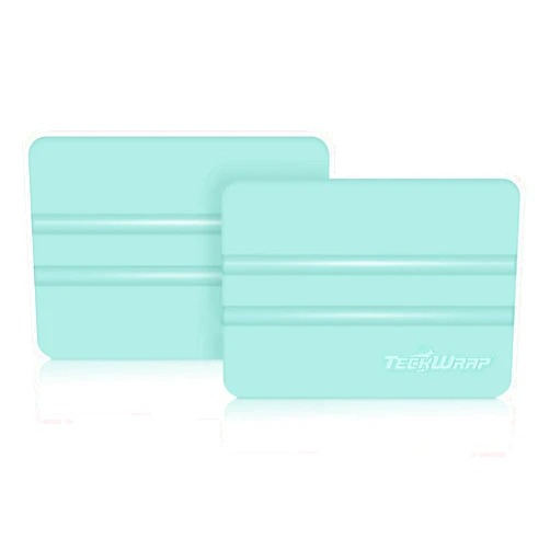 TECKWRAP Craft Mint Squeegee Vinyl Scraper Decal Applicator Tool 2pcs/Pack