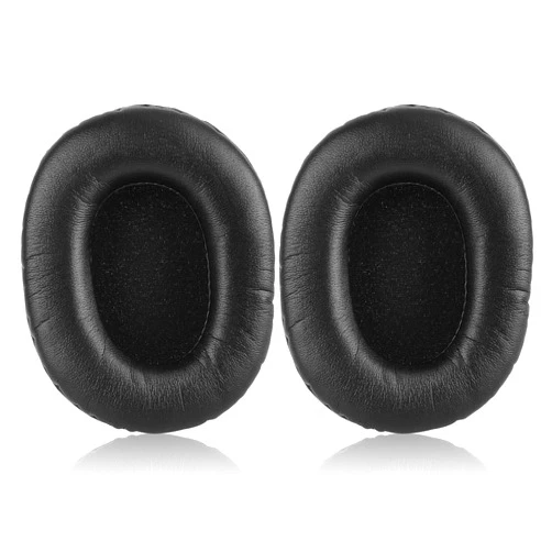 Jecobb Replacement Earpads for Audio-Technica ATH M50X M40X M30X M20X Professional Studio Monitor Headphones with Protein Leather & Memory Foam Ear Cushions (Black)
