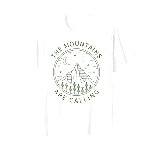 Life Is Good In The Woods Forest Camper Camp Lover Minimalist The Mountains Are Calling Explorer Camper Hiker T-Shirt