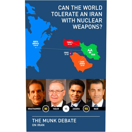 By Amos Yadlin (Author), Charles Krauthammer (Author), Fareed Zakaria (Author), Vali Nasr (Author), Rudyard Griffiths (Editor) & 1 more Format: Kindle Edition Can the World Tolerate an Iran with Nuclear Weapons?: The Munk Debate on Iran (The Munk Debates)