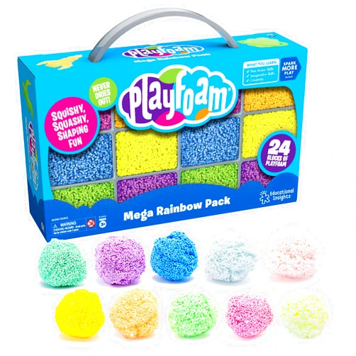 Educational Insights Playfoam Mega Pack with 10 Colors of Playfoam, Non-Toxic, Sensory Toy for Boys & Girls, Ages 3+