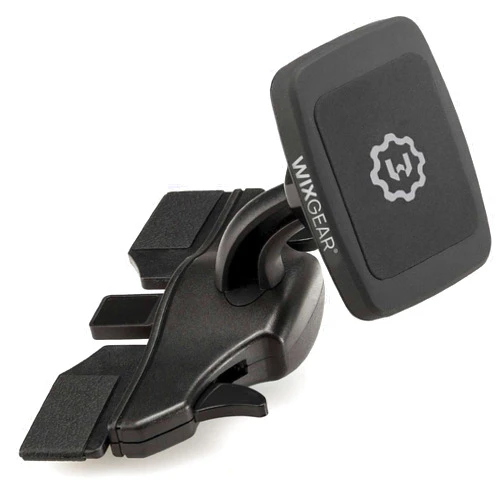 WixGear Cd Mount, CD Slot Magnetic Car Mount Holder for Cell Phones and Mini Tablets with Fast Swift snap Technology, [Only Fits CD Player Slots Measuring 4.5 to 5 Inches]