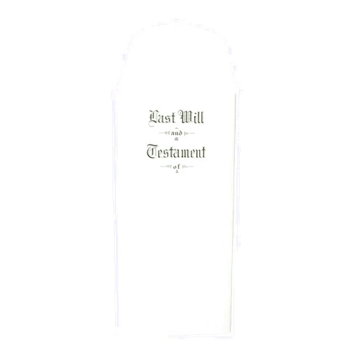 Blumberg's Law Products Last Will and Testament Envelopes, Blumberg Pebble Finish, Bright White, Engraved, 100 per Box