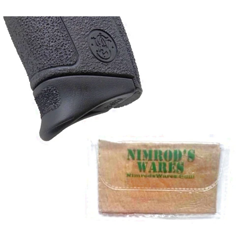 Nimrod's Wares Pearce Grip Extension Compatible with S&W Bodyguard 2.0 10-Round Mag PG-BG20 Bundle with Microfiber Cloth