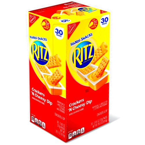 Store - 383 Nabisco Handi-Snacks Ritz Crackers ‘N Cheesy Dip 30 pk. (pack of 4) A1