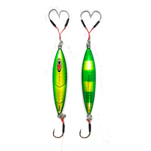 Seafloor Control Tiny Cranky Lightweight Metal Jig with Assist Hooks 40g 2.75