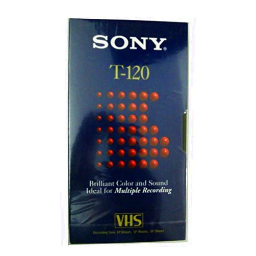 SONY ES T-120 Dynamicron Blank VHS Tape