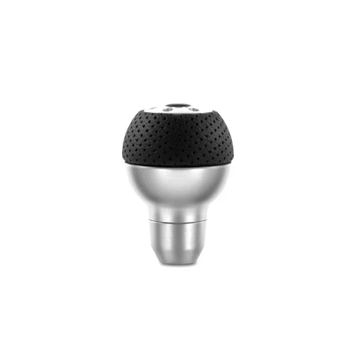 MOMO Motorsport Race Aluminum Shift Knob Black Airleather Insert - ALUAIR
