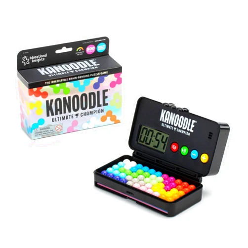 Educational Insights Kanoodle® Ultimate Champion 3D - Brain Teaser Puzzle Game, Featuring 500 Challenges, Gift for Ages 7+