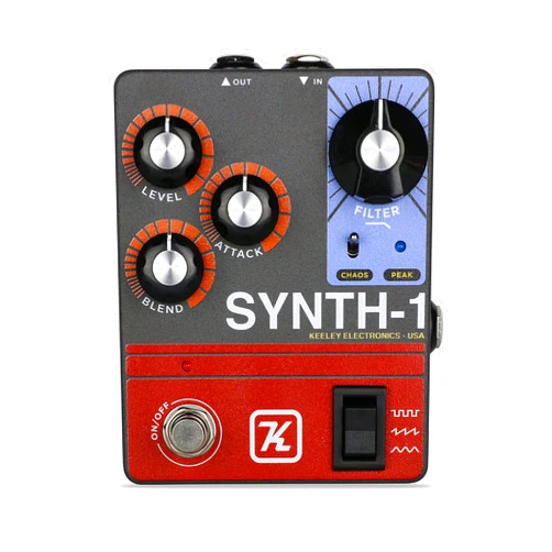 Keeley Synth-1 Reverse Attack Fuzz Wave Generator Pedal, Gray (KSynth1)