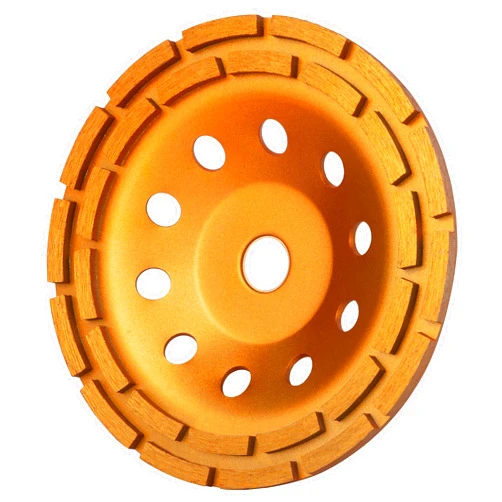 KSEIBI 644040 Diamond Concrete Grinding Wheel 7 inch for Polishing and Cleaning Stone Concrete Surface, Cement, Marble, Rock, Granite, and Thinset Removing, Angle Grinder Wheels Cup