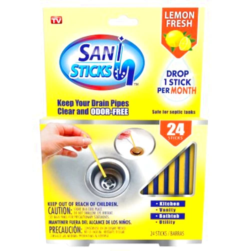LIJA HappyHealth Lemon Drain Concentrated Cleaning & Sanitation Sani-Stick