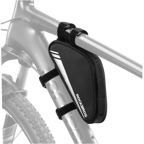 ROCKBROS Bike Frame Bag Triangle Bike Pouch Bag Bicycle Storage Bag Small Road Mountain Bike Bag 0.7L Bike Tool Bag