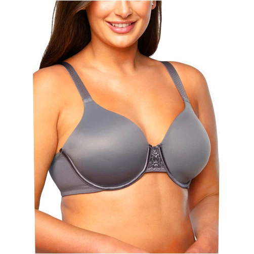 Vanity Fair Women's Full Figure Beauty Back Smoothing Bra, 4 way Stretch Fabric, Lightly Lined Cups Up to H