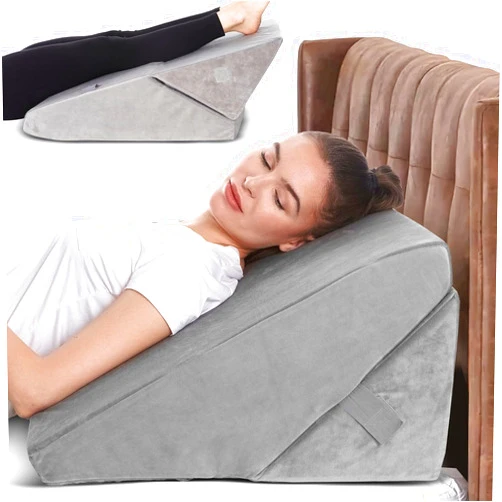 AllSett Health Adjustable Bed Wedge Pillow for Sleep Apnea, 7 in 1 Body Positioner Bed Wedge Pillow for Sleeping, Acid Reflux Pillow, GERD, Anti Snore Sleep Apnea Pillow, Heartburn