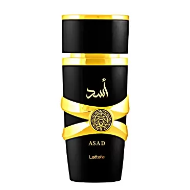 Lattafa Perfumes Asad for Unisex Eau de Parfum Spray, 3.4 Ounce Vanilla 3.40 Fl Oz (Pack of 1)