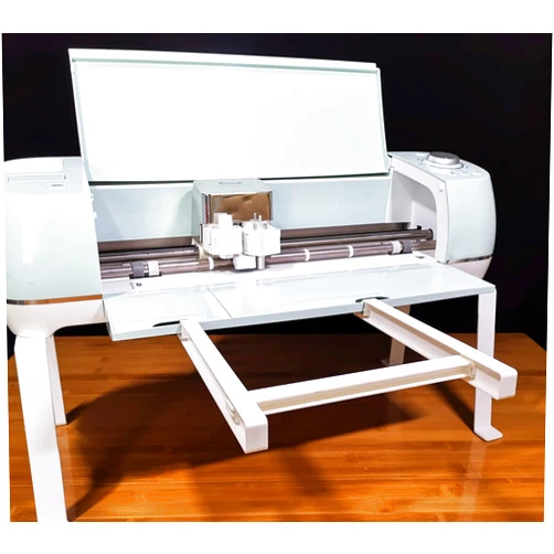 Crvicv Cutting Mat Extender Support Compatible with Cricut Explore Air3 2 1, Extender Tray Compatible with Cricut Explore Air Series, (Not Compatible with Cricut Maker3 and Maker) (White)