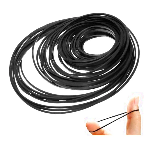 Luhaomisky 30 PCS Black Universal 26-120mm Mix Cassette Tape Machine Square Belt Assorted Repair Easy Installation Small in Size and Light in Weight,CD and Tape Players