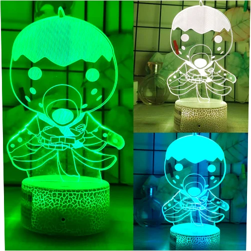 Mzcyfuy Animal Crossing 3D Night Light, 16 Color Changing Cartoon USB Desk Lamp Illusion Lighting with Remote Control for Home Decor Gift for Kids (Zucker)