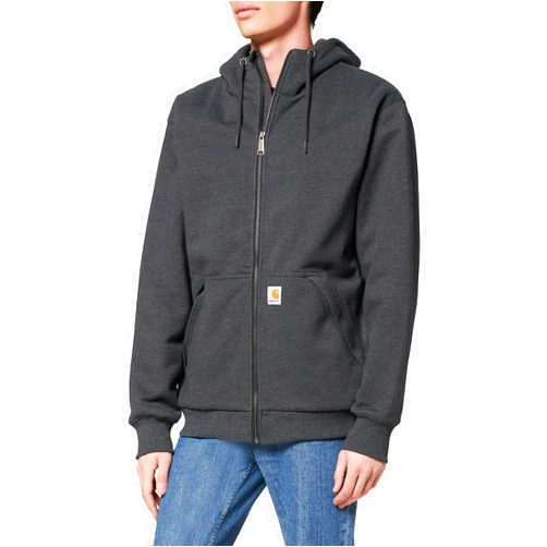 Carhartt Men's Rain Defender Relaxed Fit Midweight Sherpa-Lined Full-Zip Sweatshirt
