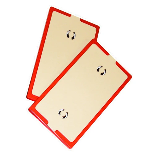 ZipWall 2-Pack Non-Skid Plate, NSP2, Red, Small
