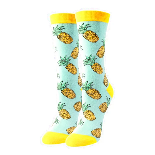 HAPPYPOP Fruit Food Gifts Ideas for Women - Lemon Watermelon Gifts Stawberry Cherry Banana Gifts Popcorn Pickle Socks