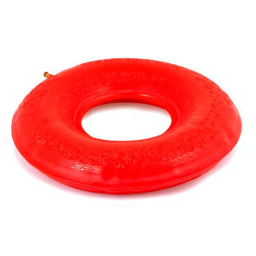 Carex Inflatable Donut Cushion - For Tailbone Pain, Hemorrhoids, Sciatica - Relief Cushion For Office Chair, Car, Seats, Travel, Wheelchair