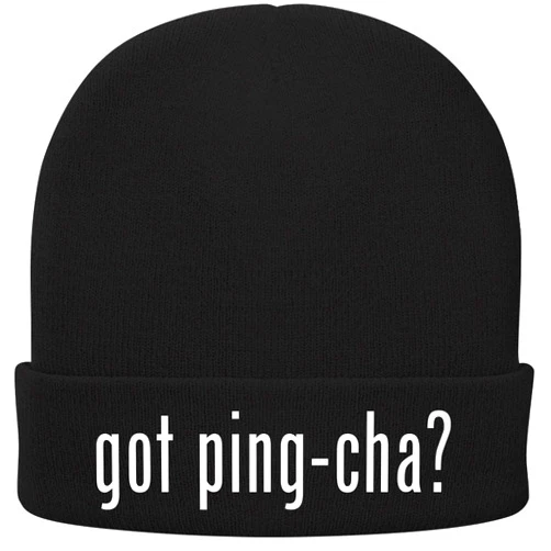 One Legging it Around got ping-cha? - Soft Adult Beanie Cap