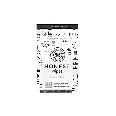 HONEST The Honest Company Designer Baby Wipes - 288 Count | Pattern Play | Over 99 Percent Water | Pure & Gentle | Plant-Based | Fragrance Free | Extra Thick & Durable Wet Wipes Pattern Play 288 Count (Pack of 1)