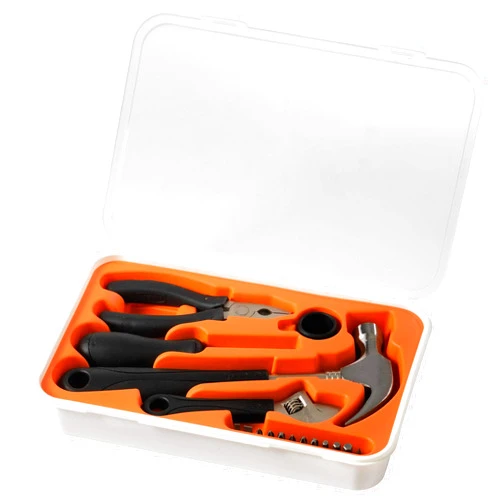 Ikea Fixa Tool Kit 17-Piece, Home Tool Kit, Tool Box, Perfect for Home Come with Compartment Containers to Easy Store