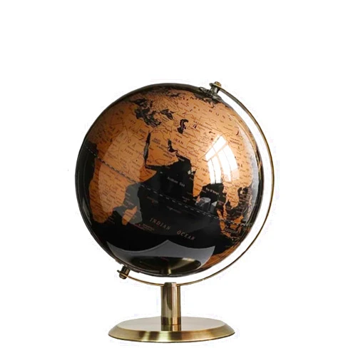 Generic World Globe with Rotating Stainless Steel Stand for Adults - Elegant Adult Home Office Desk Bookcase Decoration & Gifts (9)