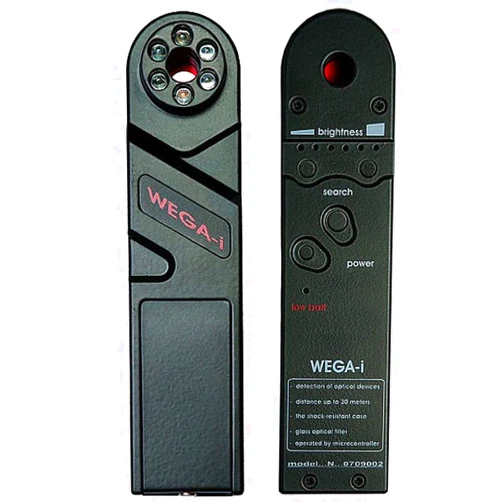 KJB DD1200 WEGA iProtect PRO Camera Finder, Detection of All Types Of Hidden Video Cameras, IR Filter, Adjustable Brightness with Bargraph, Low Battery Indicator, Metal Case, Detection up to 60 feet